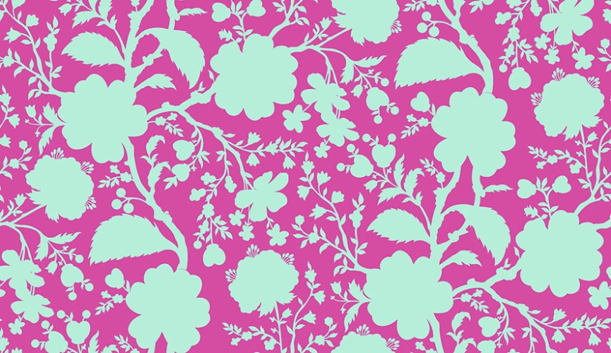 Tula Pink - True Colors - Wildflower - DAISY - Azalea